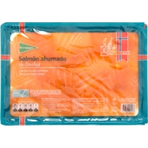 EL CORTE INGLES salmón ahumado en lonchas envase 250 g 11.99 €