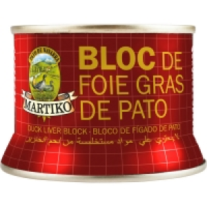 MARTIKO bloc de foie gras de pato lata 130 g 4.95 €