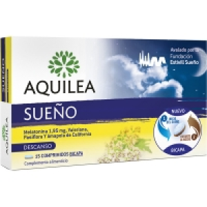 AQUILEA Sueño con Melatonina 1,95 mg, Valeriana, pasiflora y 6.25 €
