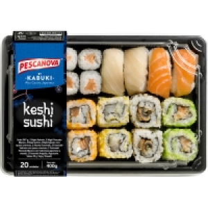 PESCANOVA keshi sushi futoma y nigiri bandeja 20 unidades