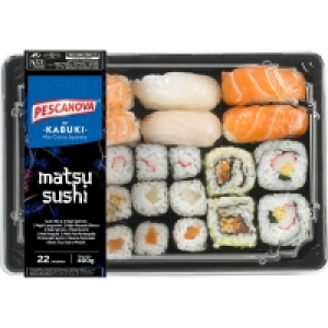 Hipercor  PESCANOVA matsu sushi makis y nigiris bandeja 22 unidad