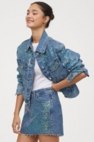  Falda vaquera con lentejuelas 19.99 €