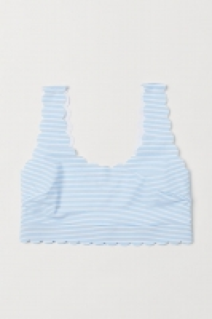 HM   Top de bikini festoneado