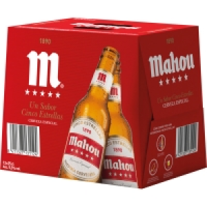 MAHOU 5 ESTRELLAS cerveza rubia especial pack 12 botellas 25 5.30 €