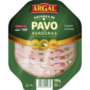 ARGAL fiambre de pechuga de pavo con verduras en lonchas sin 1.45 €
