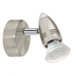 FOCO 1 LUZ NIQUELADOADO MATE/CROMO MAGNUM-LED