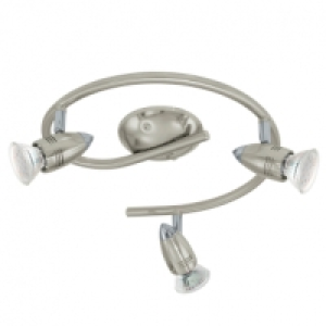FOCO 3 LUCES NIQUELADOADO MATE/CROMO MAGNUM-LED 29.99 €