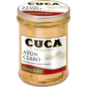 CUCA atún claro en aceite de oliva filetes elaborados a mano 5.39 €