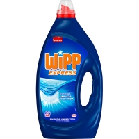 Hipercor  WIPP EXPRESS detergente máquina líquido gel azul botella 62 
