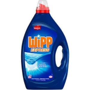 WIPP EXPRESS detergente máquina líquido gel azul botella 40