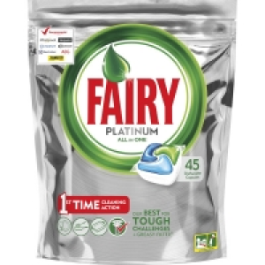 Hipercor  FAIRY detergente lavavajillas Platinum todo en 1 original en