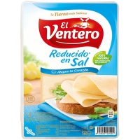 Hipercor  EL VENTERO queso tierno reducido en sal en lonchas sin glute