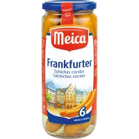 Hipercor  MEICA salchichas frankfurt 6 piezas frasco 250 g neto escurr