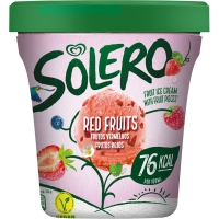 Hipercor  SOLERO helado de sorbete de frutos rojos con trocitos de fru
