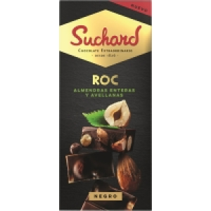 SUCHARD Roc chocolate negro con almendras enteras y avellana