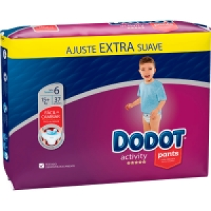 DODOT Activity Pants pañales +15 kg talla 6 paquete 37 unida 22.49 €