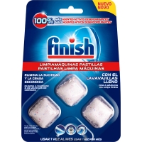 Hipercor  FINISH limpiamáquinas de lavavajillas pastillas blister 3 un