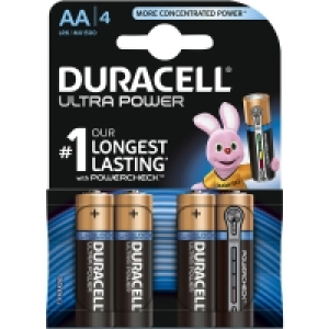 Hipercor  DURACELL Ultra Power pila alcalina AA (lr6/mx1500) blister 4