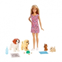 Toysrus  Barbie - Barbie y su Guardería de Perritos