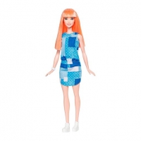 Toysrus  Barbie - Muñeca Fashionista - Vestido de Parches