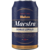 Hipercor  MAHOU MAESTRA cerveza tostada Doble Lúpulo lata 33 cl