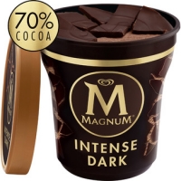 Hipercor  MAGNUM helado de chocolate con capas de chocolate intenso 70