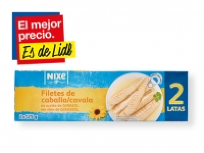 Lidl  Nixe® Filetes de caballa en aceite de girasol