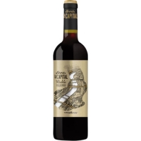 Hipercor  LA CAPITAL vino tinto de Madrid botella 75 cl