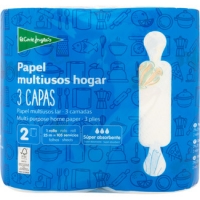 Hipercor  EL CORTE INGLES papel de cocina decorado super absorbente 3 