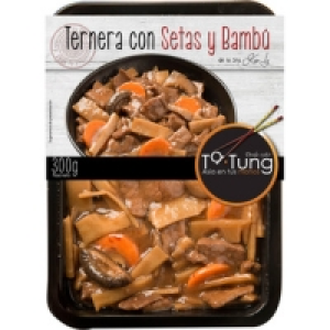 TA-TUNG ternera con setas y bambú envase 300 g