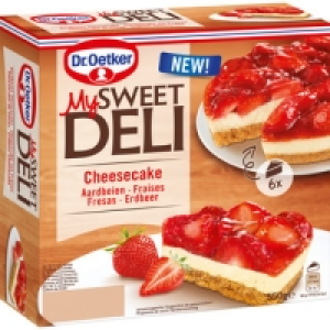 DR.OETKER My Sweet Deli cheesecake tarta de queso y fresas 6 4.99 €