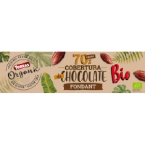 TORRAS Organic Bio Fondant cobertura de chocolate al 70% de