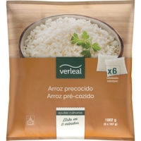 Hipercor  VERLEAL arroz precocido 6 raciones individuales bolsa 1002 g
