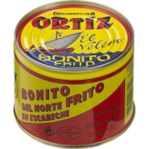 ORTIZ bonito del norte frito en escabeche lata 140 g neto es 4.98 €