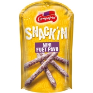 CAMPOFRIO Snack´in mini sticks de fuet de pavo para picar si 1.09 €