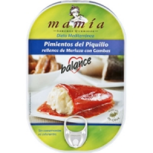 MAMIA pimientos de piquillo rellenos de merluza con gambas e 1.80 €