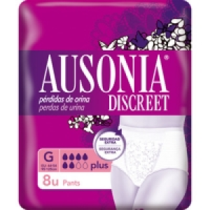 AUSONIA DISCREET braguita de incontinencia Pant plus talla g 9.50 €