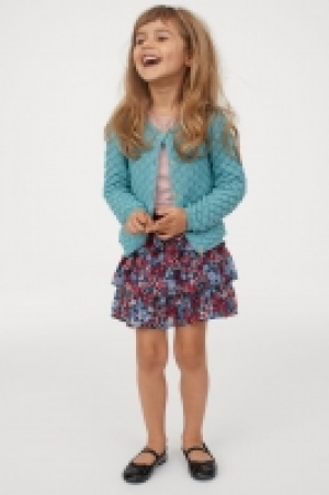HM   Falda estampada con volantes