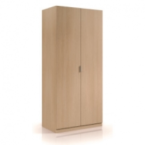 ARMARIO 2 PUERTAS COLOR ROBLE 180X81X52 CM