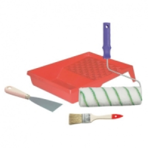 KIT BANDEJA + RODILLO 18 CM + PALETINA + ESPATULA
