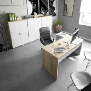 MESA DESPACHO + BUCK 3 CAJONES JOB 70X145X107CM