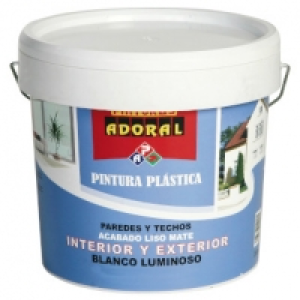 PINTURA PLASTICA BLANCA MATE INT/EXT 14L