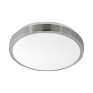 Bricoking  PLAFON LED Ø245 BLANCO/NIQUEL-M.COMPETA