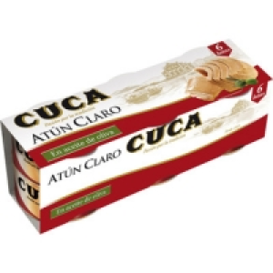 Hipercor  CUCA atún claro en aceite de oliva pack 6 latas 48 g neto es