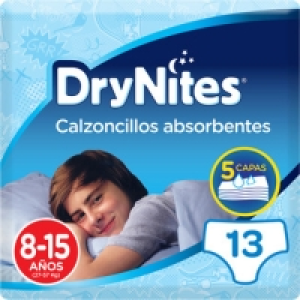 HUGGIES DRY NITES calzoncillos de noche absorbentes para niñ 12.95 €