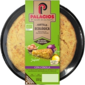 Hipercor  PALACIOS tortilla de patata con cebolla ecológica sin gluten