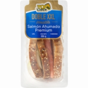 TOPLIDER sandwich doble XXL salmón ahumado premium envase 25
