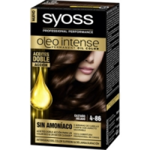 Hipercor  SYOSS Oleo Intense coloración permanente sin amoniaco 4-86 c