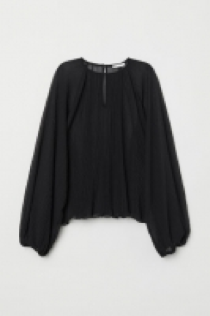 HM   Blusa arrugada de punto