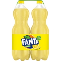 Hipercor  FANTA refresco de limón pack 2 botellas 2 l